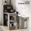 Bureau d'ordinateur compact (sans tabourets)