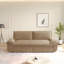 Grand canapé-lit escamotable 3 en 1 de 73,2 po avec 2 coussins moelleux et causeuse élégante-1490300026