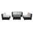 Camfora 4 - Person Patio Conversation Set with Cushions-9107543