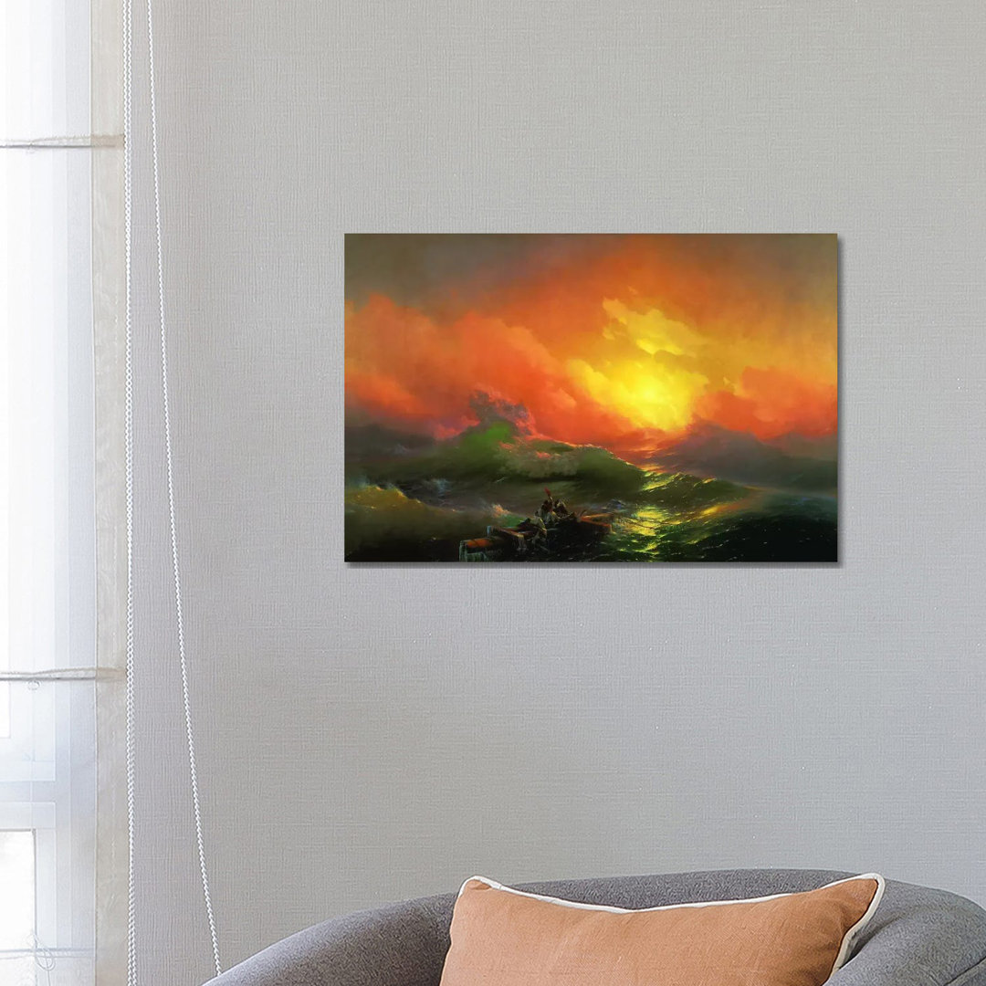 The Ninth Wave by Ivan Aivazovsky - Wrapped Canvas Print