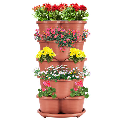 Jardinière empilable à 5 niveaux