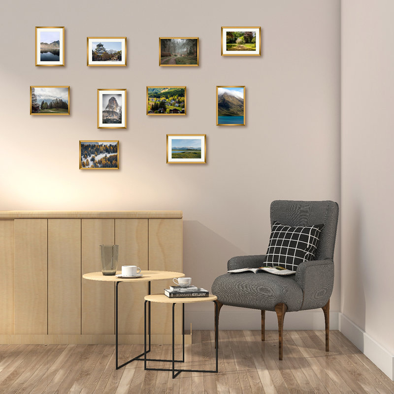 Cadre photo Drennon, Bronze, 5 po x 7 po emmêlé à 4 po x 6 po