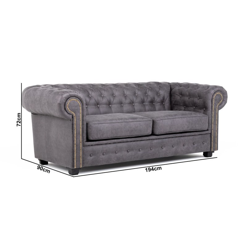 Haverly 2 Seater Chesterfield Sofa