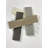 Metro Cubes 2 in. x 8 in. Textured Glass Straight Edge Subway Decorative Kitchen & Bathroom Wall Tile-40470155
