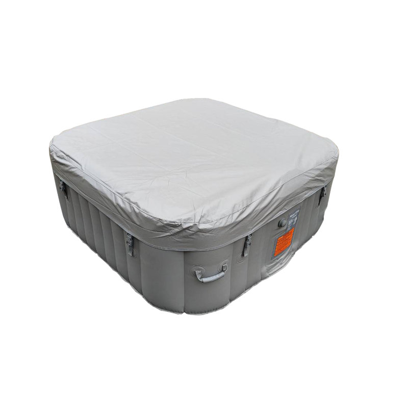 Spa gonflable Aleko 6 - Personne 130 - Jet, Gris