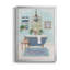 «Blue Bath I», peinture sur toile encadrée-2142061314-2142061312