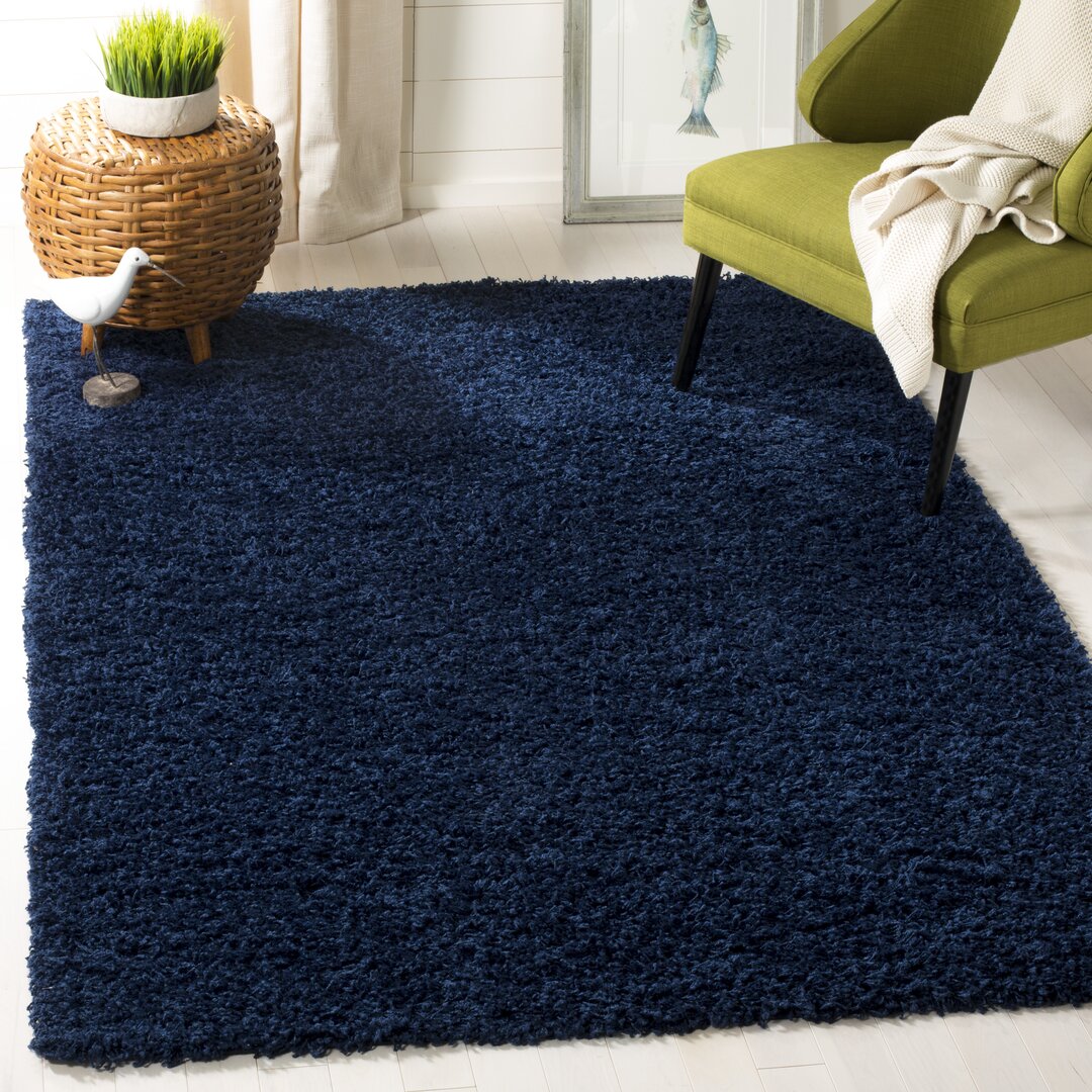 Teppich Aubreah in Marineblau