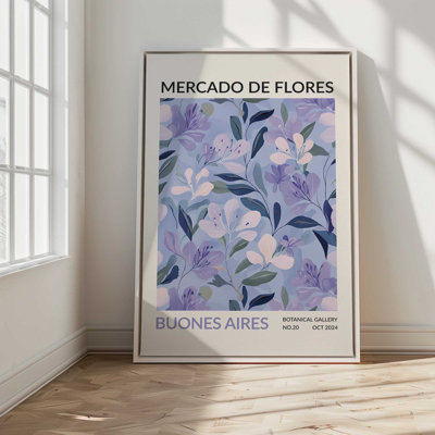 Impression sur toile, "Marché aux fleurs"