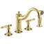 Antique Three-Hole Kitchen Sink Faucet with 8-5/8" Spout, Sidespray -1803356442-1827946058