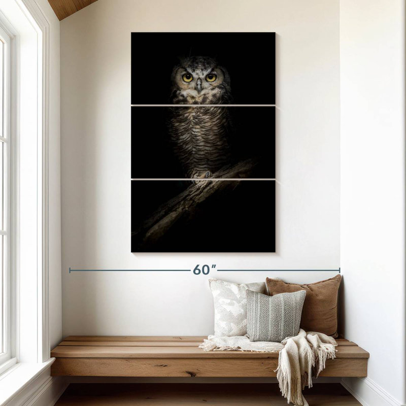 Brampt Wise Night Owl, 50" H x 32" W