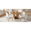 Ensemble de table de salle à manger extensible moderne 5 pièces avec rallonge amovible de 16,2 pouces pour les petits espaces-1012796983-1012796982