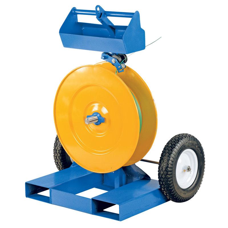 STRAPPING CART WITH FORK POCKETS