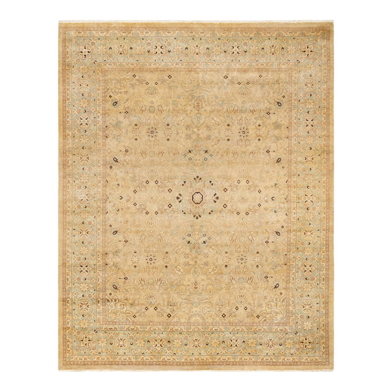 Shatiqua One-of-a-Kind 8' 1" X 10' 4" 2000s Wool Area Rug in Ivory