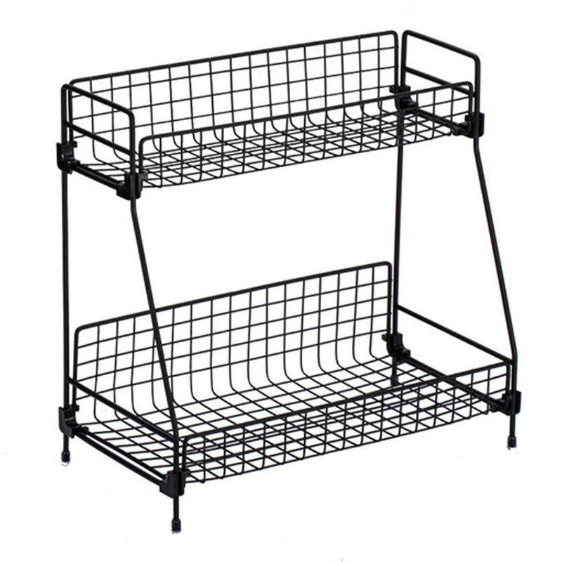 Freestanding Spice Rack with Adjustable Racks, H30cm x W16cm x D31.5cm