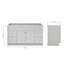 Paulla 60'' Single Bathroom Vanity Base Only-94350876
