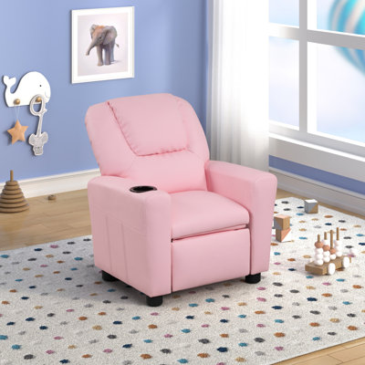 Fauteuil inclinable Youth, fauteuil inclinable en cuir PU pour enfants 23 po Marisa