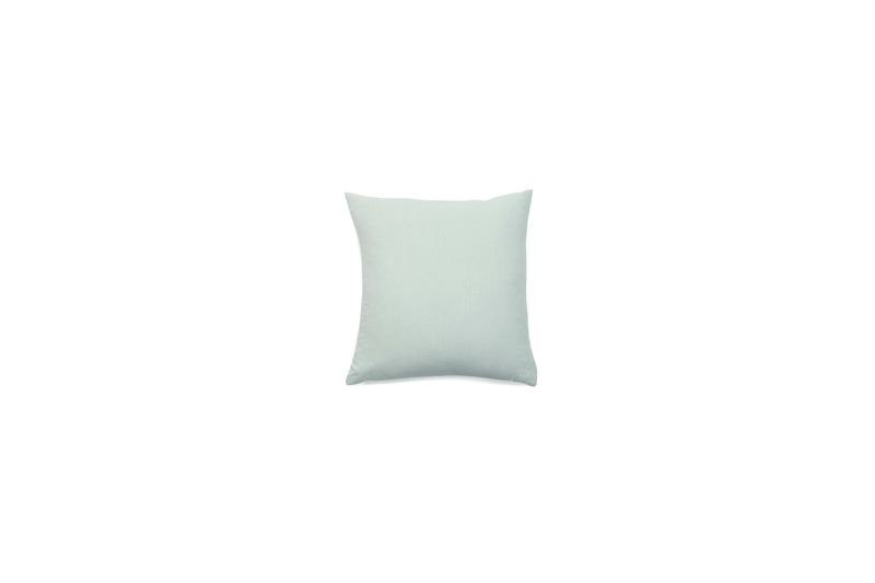 Simple Linen Pillow Cover & Insert, Sky, Square 22"