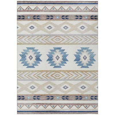 Mentzer Southwestern Machine Woven Area Rug 