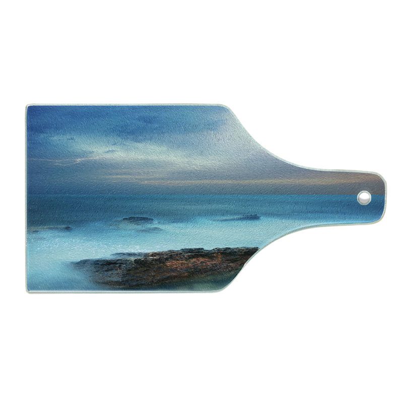 Planche à découper en verre trempé Ambesonne