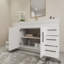 Ensemble de meuble-lavabo simple 59 "avec tiroirs et portes-70381274