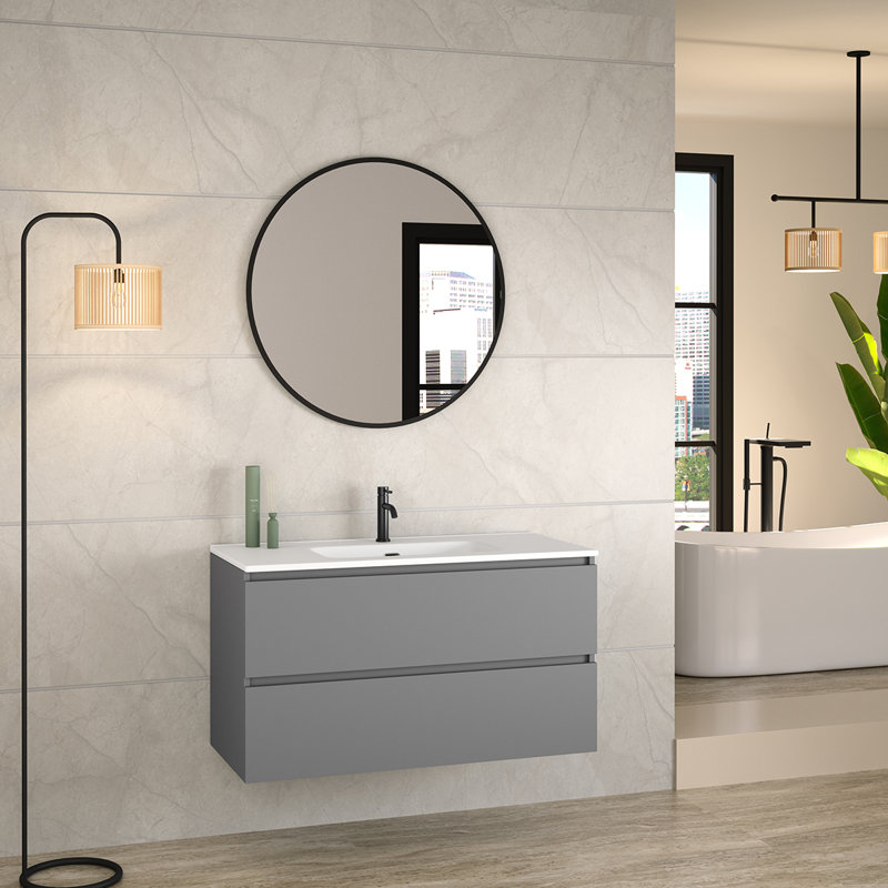 Flora 40'' W Single Vanity, Glossy White