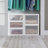 Sterilite Clear & White Plastic Storage Bin with One Drawer-94962764