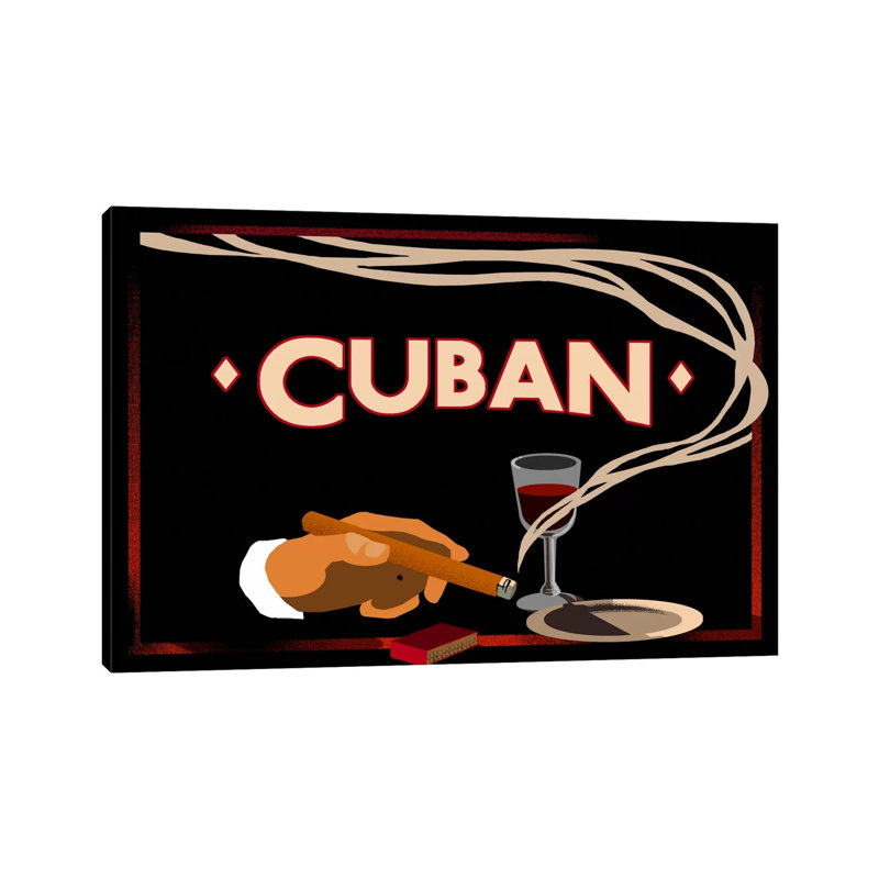Cuban by Vintage Apple Collection - Wrapped Canvas Print, 66.04 cm H x 45.72 cm W x 3.175 cm D