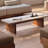 Wabi-sabi style natural travertine coffee table-908306011