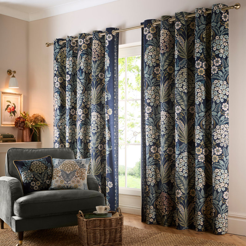 Constantine Semi Sheer Curtain Pair, Width 168 x Drop 137 cm