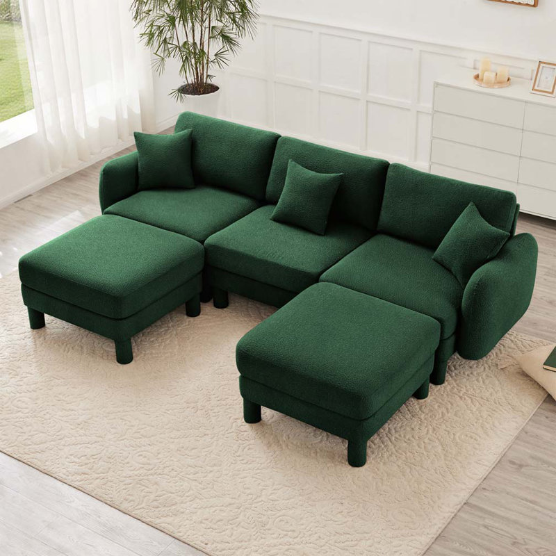 Canapé Boucle, Vert