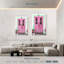 Vieille porte rose-106322586