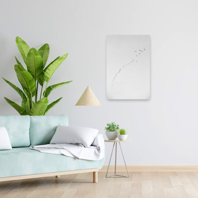 Contemporary Art Abstract Contemporary Minimalist Bird Fly Nature Wildlife Art
