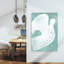 Serene Peace Dove Minimalist Modern Peaceful Bird Wall Art Print 1 Piece Wrapped Canvas Wall Art-249906596