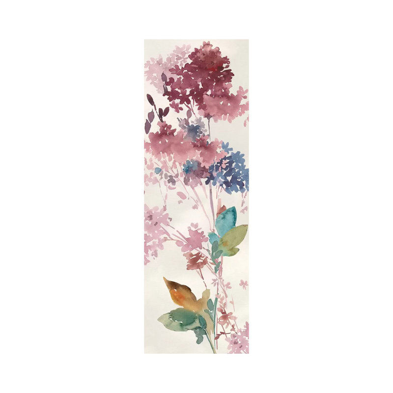 Hydrangea by Asia Jensen - Wrapped Canvas Panoramic Print, 30.48 cm H x 91.44 cm W x 1.91 cm D