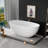61'' x 29.5'' Freestanding Soaking Solid Surface Bathtub