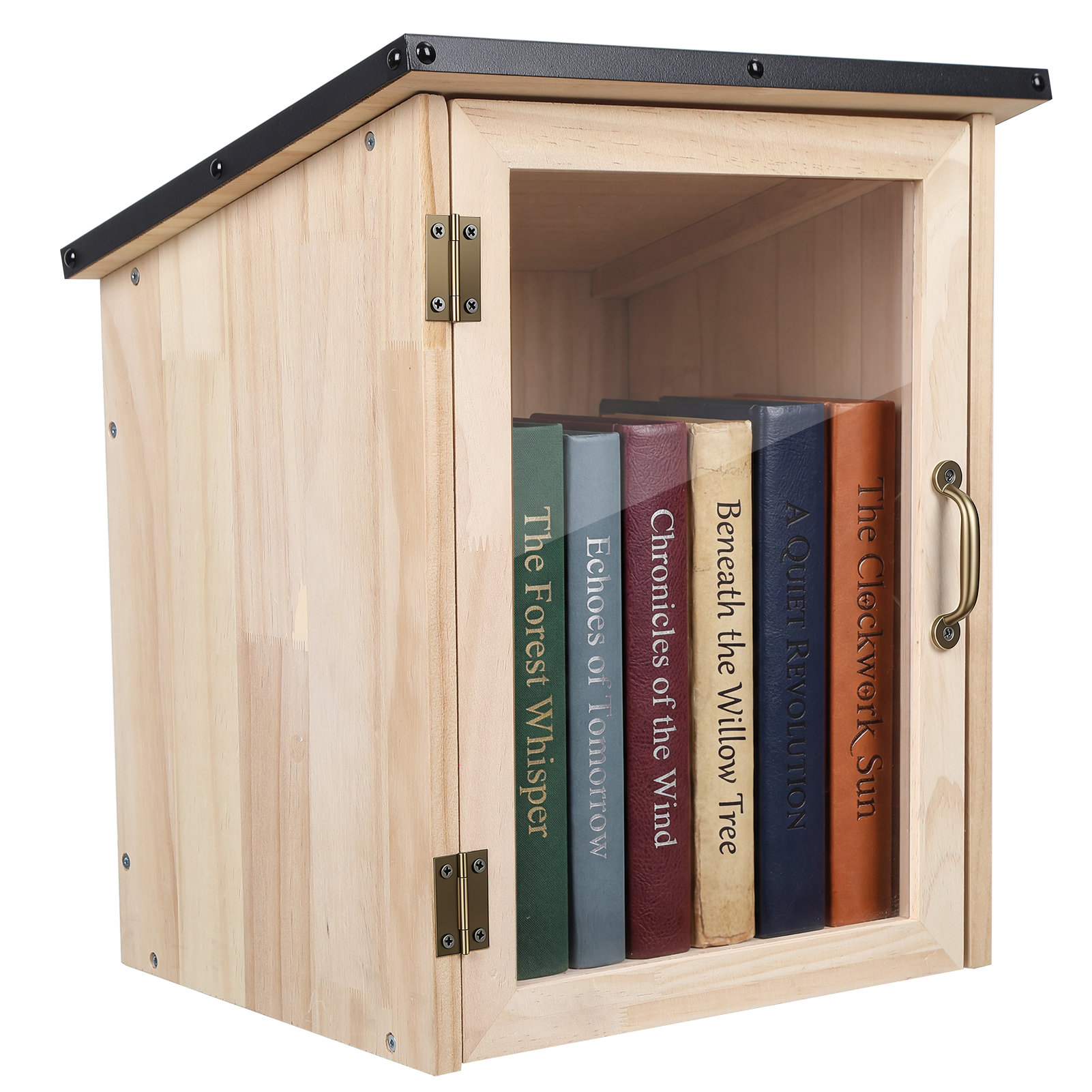 August Grove Outdoor Library Book Box, Little Free Library Kit, Outdoor ...