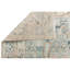 Hand Knotted Wool Abstract Area Rug in Turquoise/Beige-1040224366
