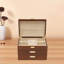 Wood Jewellery Box + Drawers-831035904