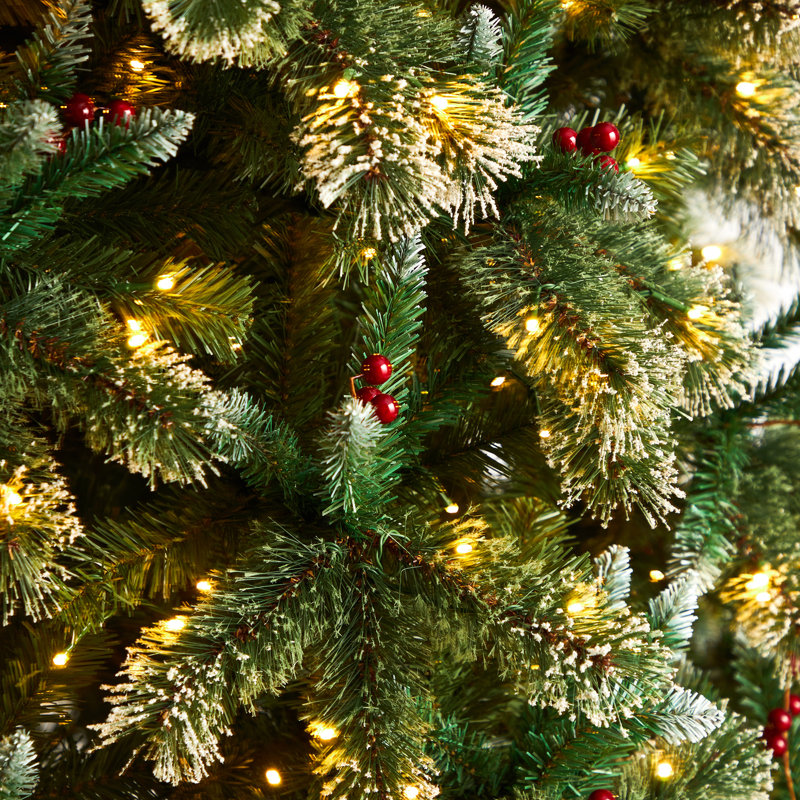 Lighted Artificial Christmas Tree, 10' H