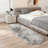 Luxurious Plush Gray Faux Sheepskin Rug-250814824