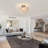 4-Light Gold Flush Mount Ceiling Light With A Cluster Of Iridescent Glass Globes-1155969505-1153199983