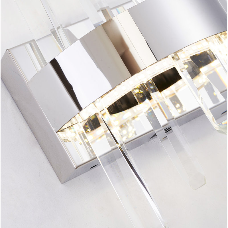Applique murale en cristal 5 lumières DEL Transitional