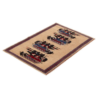 Siobhain One-of-a-Kind 2'11" X 4'4" New Age Wool Area Rug in Beige