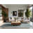Soft Plush Farner Hanukkah Modern & Contemporary Abstract Area Rug in Brown – Gray Binding-139542497