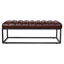 Banc rembourré pour chambre en métal-111670824