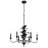 Furiel 6 - Light Steel Dimmable Classic/Tradition Chandelier-996633840
