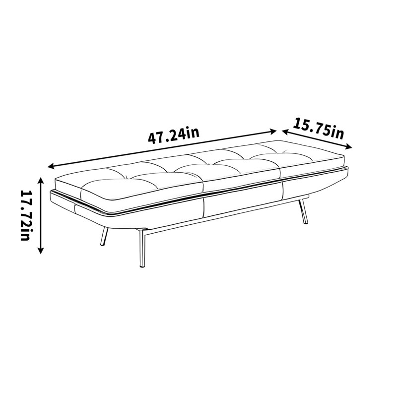 Repose-porte de magasin de vêtements en acier inoxydable, H 17,72 po x l 47,24 po x P 15,75 po