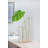 8.5X2.8X15.3 Oversized Pedestal Beaker Vase