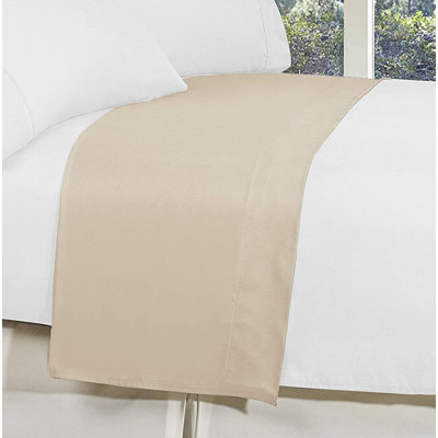 Microfiber Jersey Knit Flat Sheet