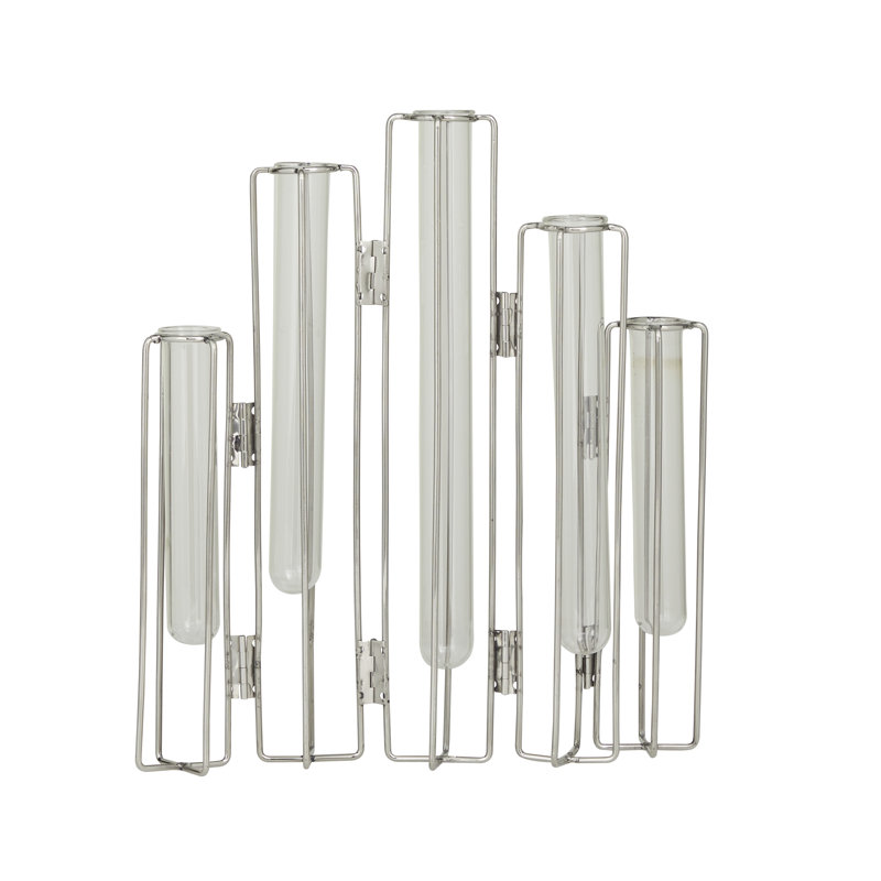 Vase en métal Rossa, Argent